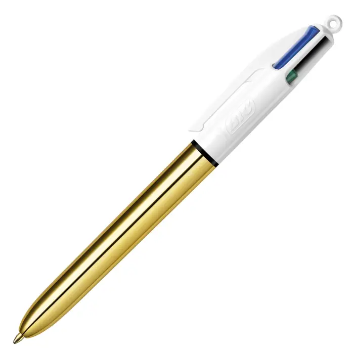 Bic 4 Colours Tükenmez Kalem Metalik Altın 964774 - 1