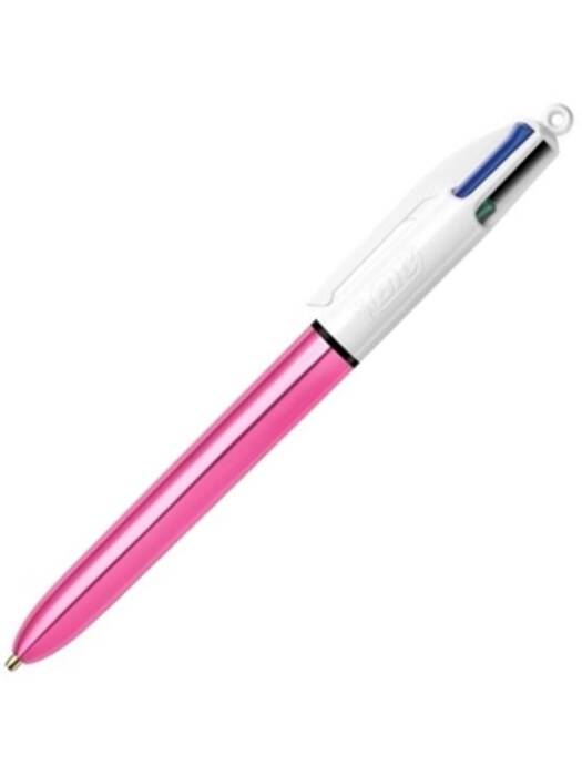 Bic 4 Colours Tükenmez Kalem Pembe 950618 - 1