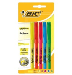 Bic Markıng Highlıghter 5 Li Blister Karışık - Bic