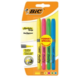 Bic Marking Highlighter Fosforlu Kalem Grip Neon Renkler 4 lü - Bic