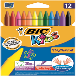 Bic Pastel Boya Plastidecor Karton Kutu 12 Li - Bic