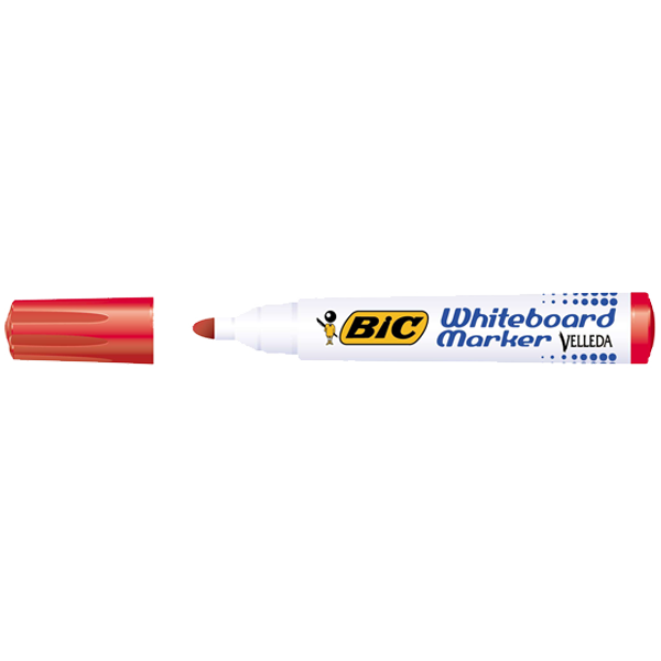 Bic Tahta Kalemi Yuvarlak Uçlu Velleda Kırmızı 1701 03 - 1