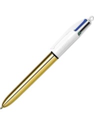 Bic Tükenmez Kalem 4 Colours Shine Gövde Gümüş - Bic