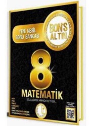 Bons Yayınları Levent İçöz 8. Sınıf Matematik Bons Altın Soru Bankası - Bons Yayınları