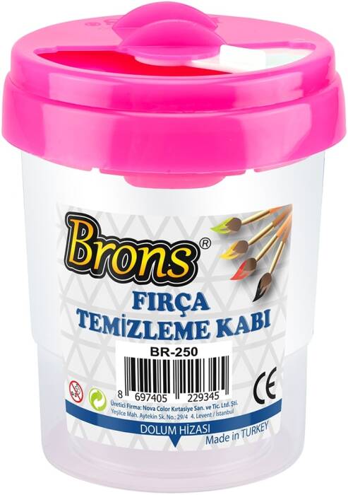 Brons Fırça Temizleme Kabı BR-250 - 3