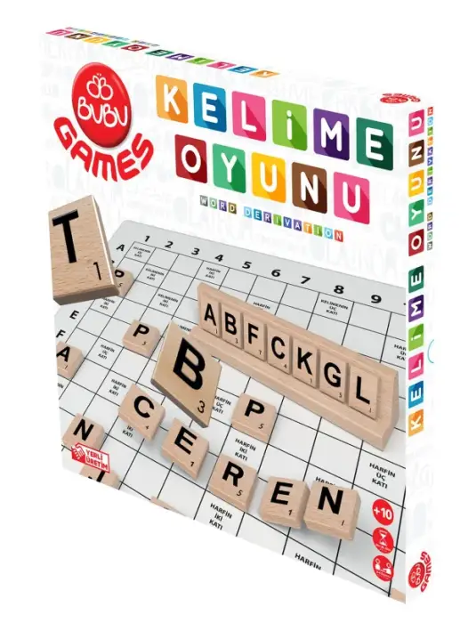 Bu-Bu Games Ahşap Kelime Oyunu - 1