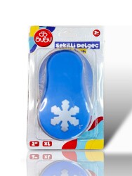 Bubu 2 İnç (5 Cm) Xl Şekilli Delgeç Kar Tanesi De0025 - Bubu