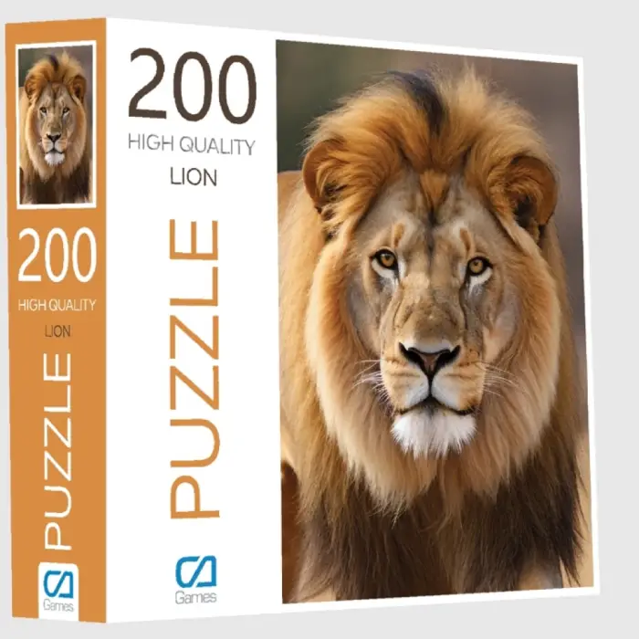 Ca Games 6019 Aslan Puzzle 200 Parça - 1