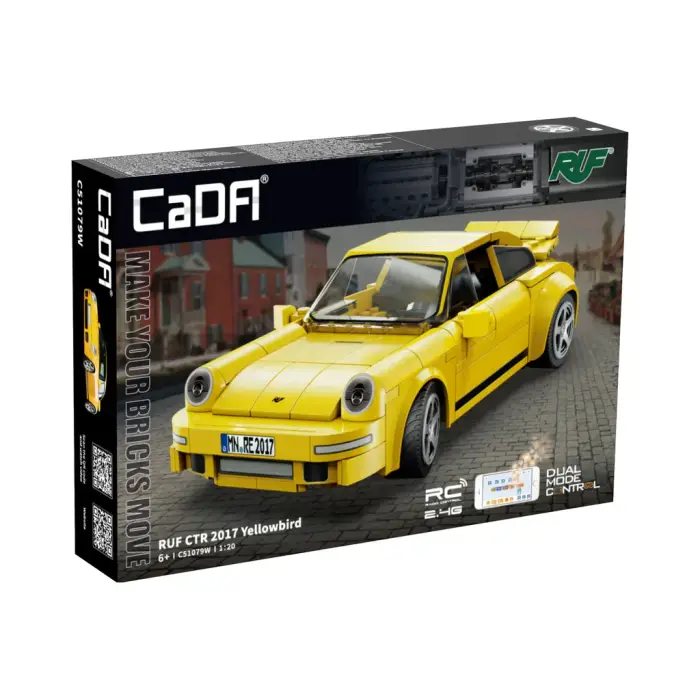 CaDA 1/12 Super Cars RUF CTR 2017 Yellowbird (1515 pcs) - 1