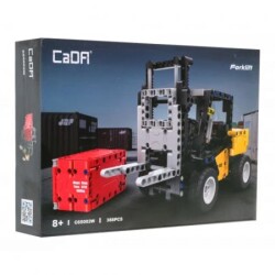 CaDA Model Forklift Truck 388 Pieces (Unassembled Brick Build Kit) - C65002W - Vagonlife