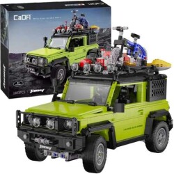 CaDA Technic 1/12 Suzuki Jimny with Accessories (1803pcs) - 32cm Long - Vagonlife