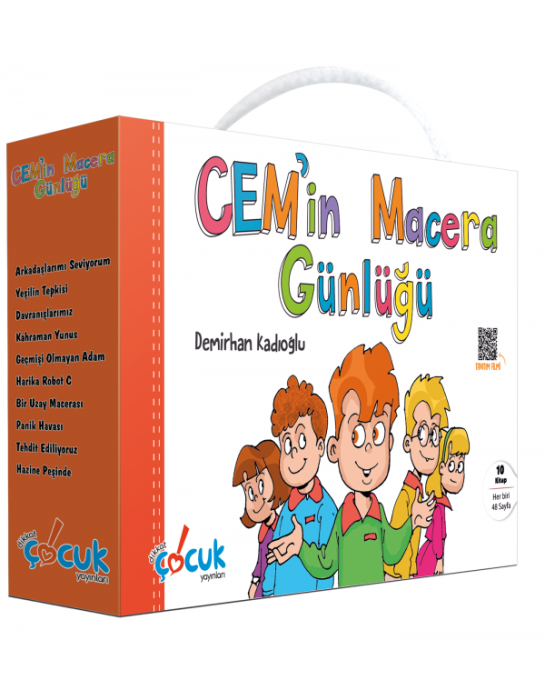 Cem`in Macera Günlüğü (10 Kitap) 3. Sınıflar İçin Dikkat Çocuk Yayınları - 1