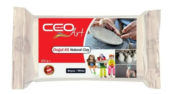 Ceo Art Doğal Kil 250 Gr Beyaz CEO-DK0001 - 1