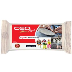 Ceo Art Doğal Kil Beyaz Seramik Hamuru 500 gr - Ceo