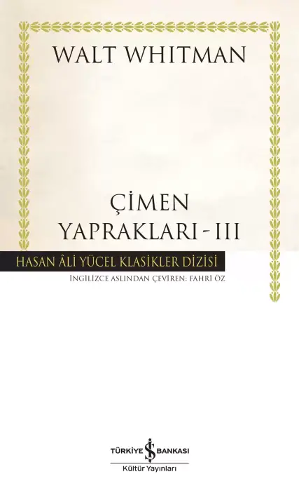 Çimen Yaprakları - 3 İş Bankası Kültür Yayınları - 1