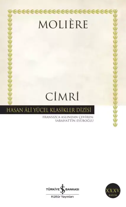 Cimri Moliere İş Bankası Kültür Yayınları - 1