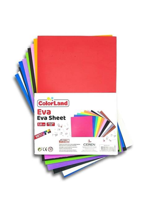 Colorland Eva 1,8 MM 10 Renk 20x30 Cm - 1