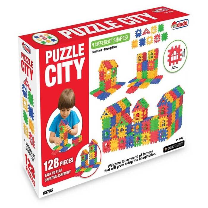 Dede Oyuncak Puzzle City 128 Parça - 5