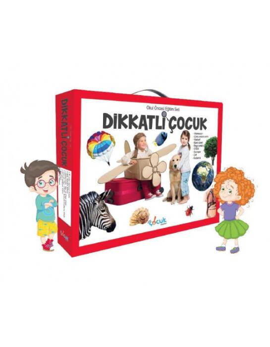 Dikkatli Çocuk Okul Öncesi Eğitim Seti 13 Kitap Dikkat Çocuk Yayınları - 1