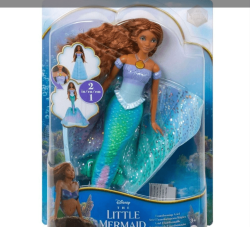 Disney Prenses Kıyafet Değiştiren Ariel HLX13 - Mattel