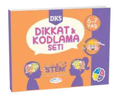 Doku Aes Dikkat Kodlama Seti 6-7 Yaş 2 Kitap - 1