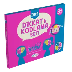 Doku AES Yayınları Dikkat Kodlama 3 Yaş Set 2 Kitap - 1