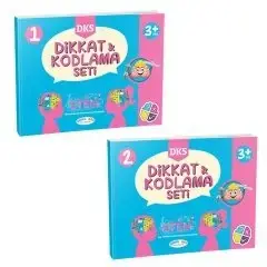 Doku AES Yayınları Dikkat Kodlama 3 Yaş Set 2 Kitap - 2