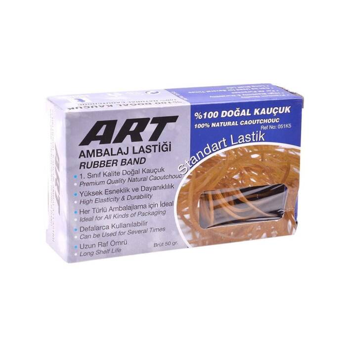 Dosy Ambalaj Lastiği Standart Boy 80/51 MM 50 GR - 1