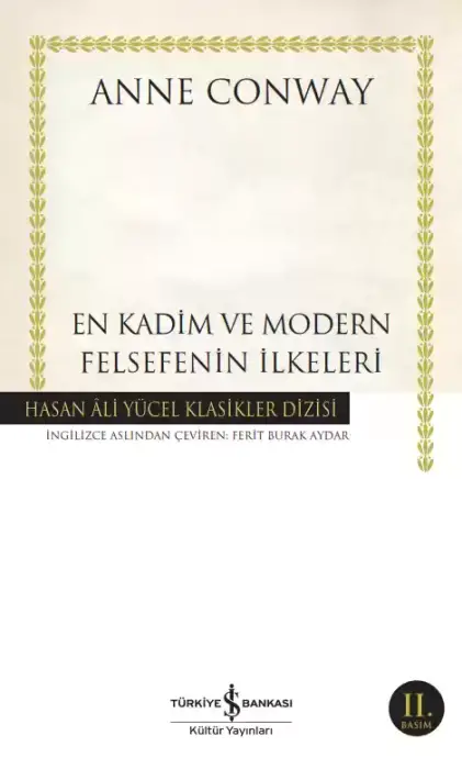 En Kadim Ve Modern Felsefenin İlkeleri İş Bankası Kültür Yayınları - 1