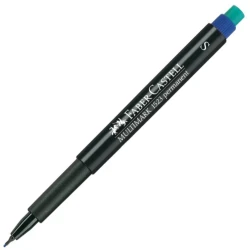 Faber-Castell Asetat Kalemi Permanent S Seri Mavi - 1