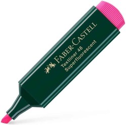 Faber-Castell Fosforlu Kalem, PEMBE - Faber Castell