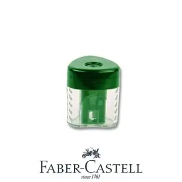 Faber-Castell Kalemtraş Grip Auto Hazneli Klasik Renkler 5140 183401 - 1