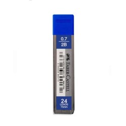 Faber-Castell Super Fine Min 2B 0.7 Mm 75 Mm - Faber Castell