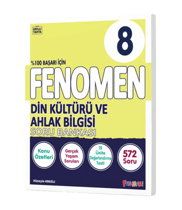 Fenomen 8.sınıf Din Kültürü ve Ahlak bilgisi soru bankası - 1