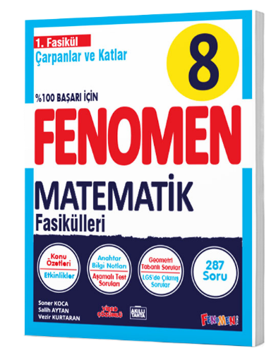 Fenomen 8.Sınıf Matematik 1.Fasikül (Çarpanlar ve Katlar ) - 1