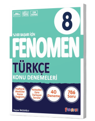 Fenomen 8.sınıf Türkçe Konu Denemeleri 40 Deneme - Fenomen Yayıncılık