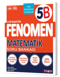 Fenomen Okul Yayınları 5. Sınıf Matematik B Fenomen Soru Bankası - Fenomen Yayıncılık