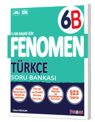 Fenomen Okul Yayınları 6. Sınıf Türkçe B Soru Bankası - Fenomen Yayıncılık