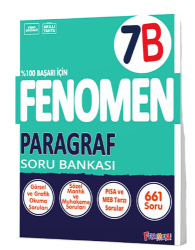 Fenomen Okul Yayınları 7. Sınıf Paragraf B Fenomen Soru Bankası - Fenomen Yayıncılık