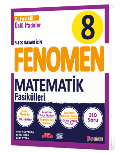 Fenomen Okul Yayınları 8. Sınıf Matematik Üslü İfadeler 2. Fasikül - 1