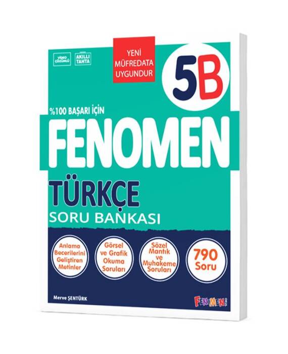 Fenomen Yayınları 5. Sınıf Türkçe B Soru Bankası - 1