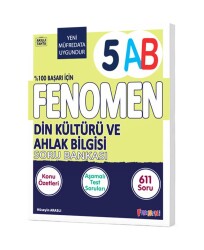 Fenomen Yayınları 5.Sınıf Din Kültürü Ve Ahlak Bilgisi A-B Soru Bankası - Fenomen Yayıncılık