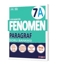 Fenomen Yayınları 7. Sınıf Paragraf Fenomen A Soru Bankası - Fenomen Yayıncılık