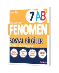 Fenomen Yayınları 7. Sınıf Soyal Bilgiler A-B Soru Bankası - Fenomen Yayıncılık