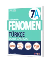 Fenomen Yayınları 7. Sınıf Türkçe A Soru Bankası - Fenomen Yayıncılık