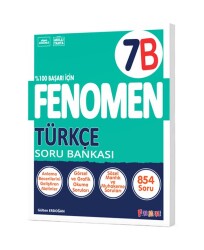 Fenomen Yayınları 7.Sınıf Türkçe B Soru Bankası - Fenomen Yayıncılık