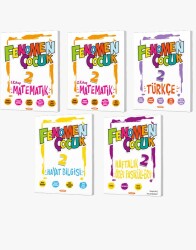 FenomenÇocuk2Set 5 Kitap (Matematik1 Matematik2 Türkçe Hay.Bilgisi Haftalık Ödev Fasikülleri) - Fenomen Yayıncılık