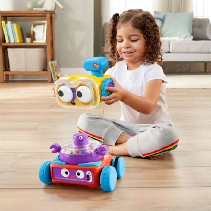 Fisher Price 4'ü 1 Arada Eğlenceli Robot (Türkçe-İngilizce) - 4