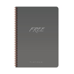 Free Platinum A4 80 Yaprak Çizgili Plastik Kapak Defter Keskin Color - 5