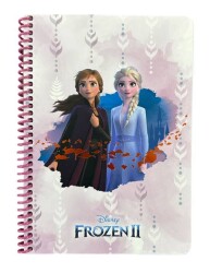 Frozen A5 60 Yaprak Karton Kapak Spiralli Defter - Keskin Color